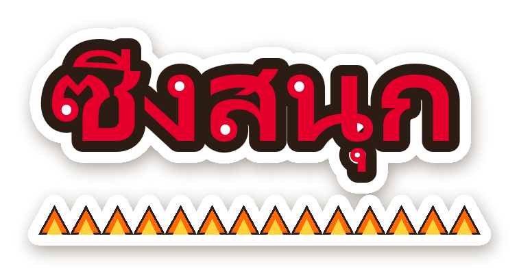 สติ๊กเกอร์ไดคัท สติ๊กเกอร์ติดรถ ซิ่งสนุก กันน้ำ ตัดตามลาย