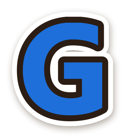 สติ๊กเกอร์ไดคัท สติ๊กเกอร์ตัวอักษรอังกฤษ G สีน้ำเงิน กันน้ำ ตัดตามลาย