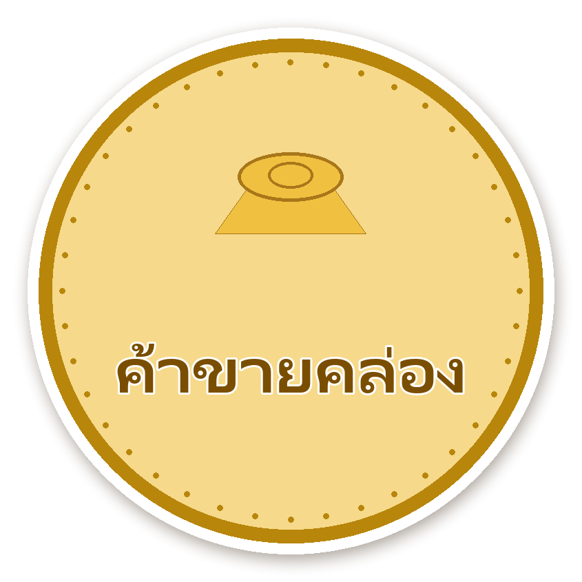สติ๊กเกอร์ไดคัท สติ๊กเกอร์คำมงคล ค้าขายคล่อง กันน้ำ ตัดตามลาย