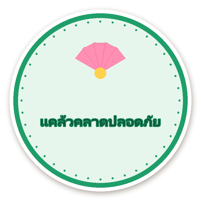 สติ๊กเกอร์ไดคัท สติ๊กเกอร์คำมงคล แคล้วคลาดปลอดภัย กันน้ำ ตัดตามลาย