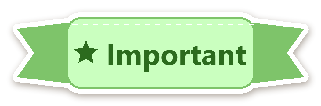 สติ๊กเกอร์ สติ๊กเกอร์ไดอารี่ ป้าย Important