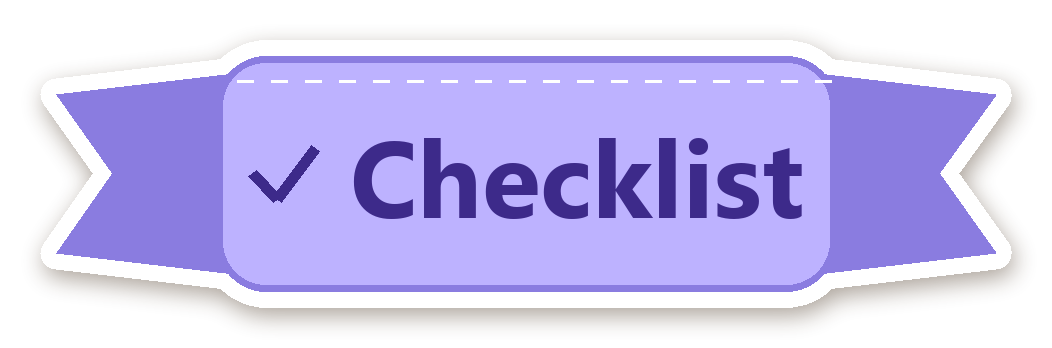 สติ๊กเกอร์ไดคัท สติ๊กเกอร์ไดอารี่ ป้าย Checklist กันน้ำ ตัดตามลาย